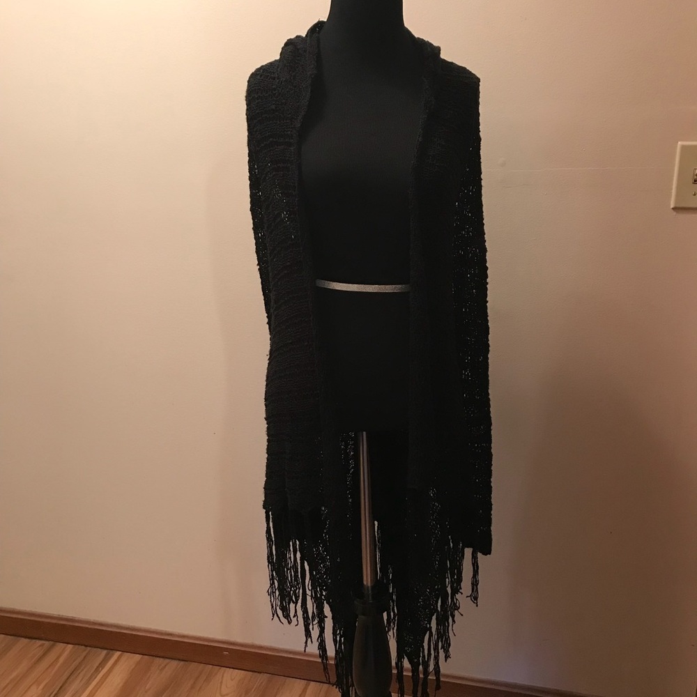 Buckle Daytrip Open Weave Cardigan Sweater